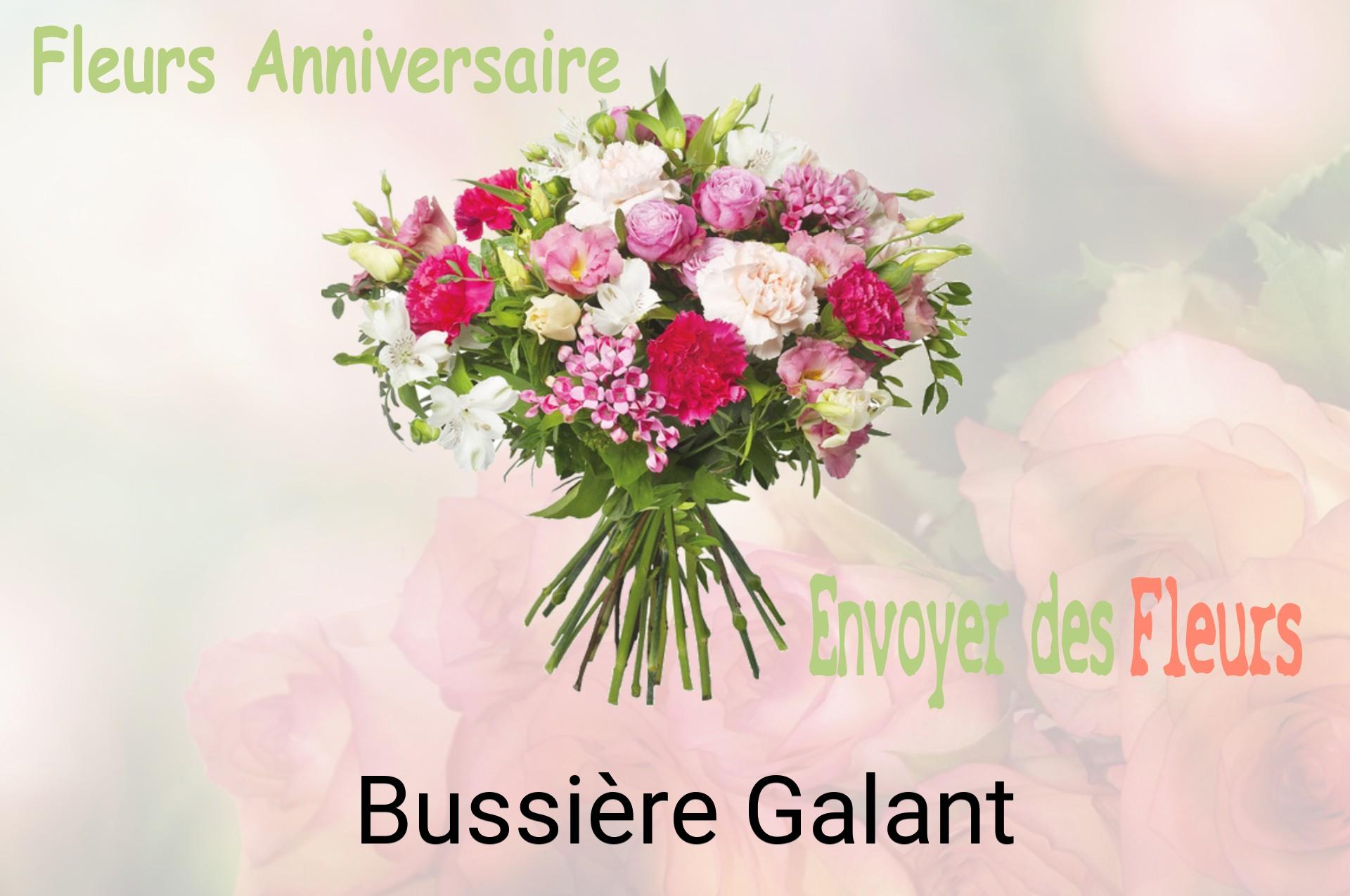 Bouquet de fleurs d’anniversaire livré à Bussière-Galant